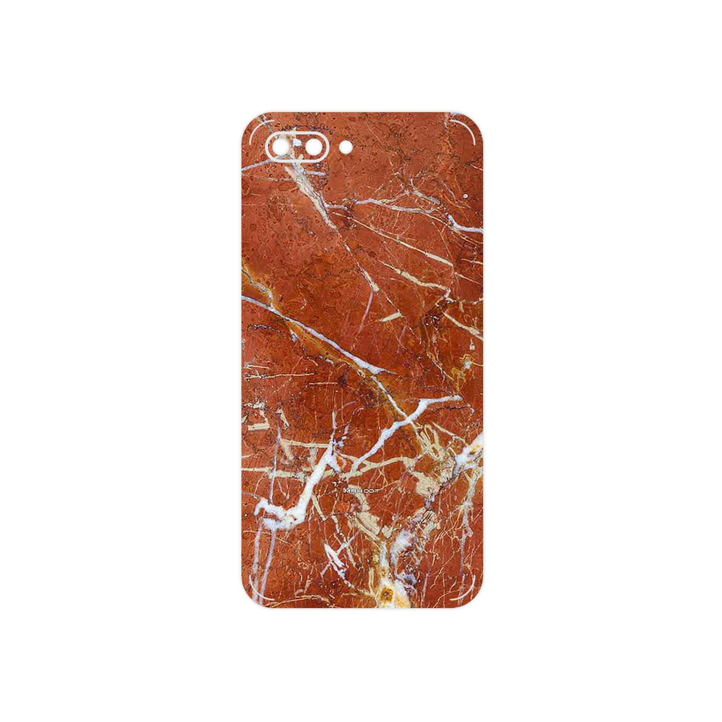 برچسب پوششی ماهوت مدل Red Marble مناسب برای گوشی موبایل آنر 10