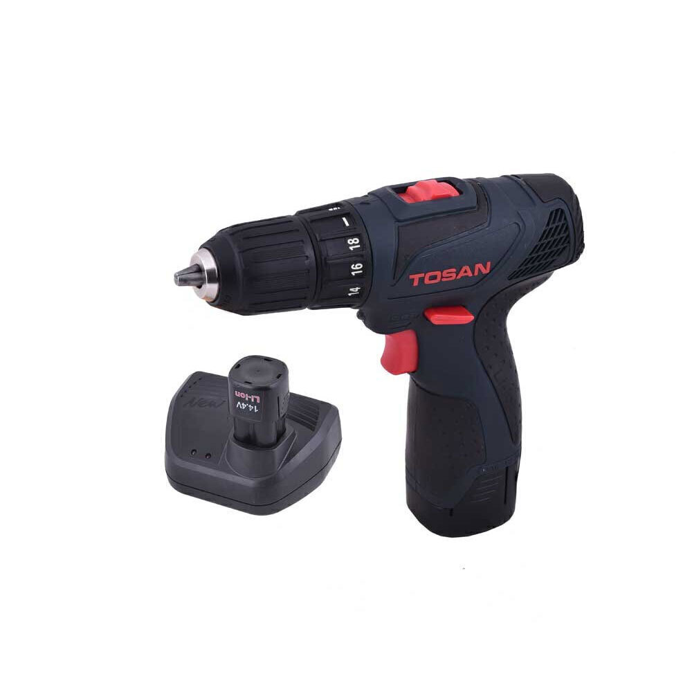 دریل پیچ گوشتی شارژی مدل 9014SC توسن (دو باتری)