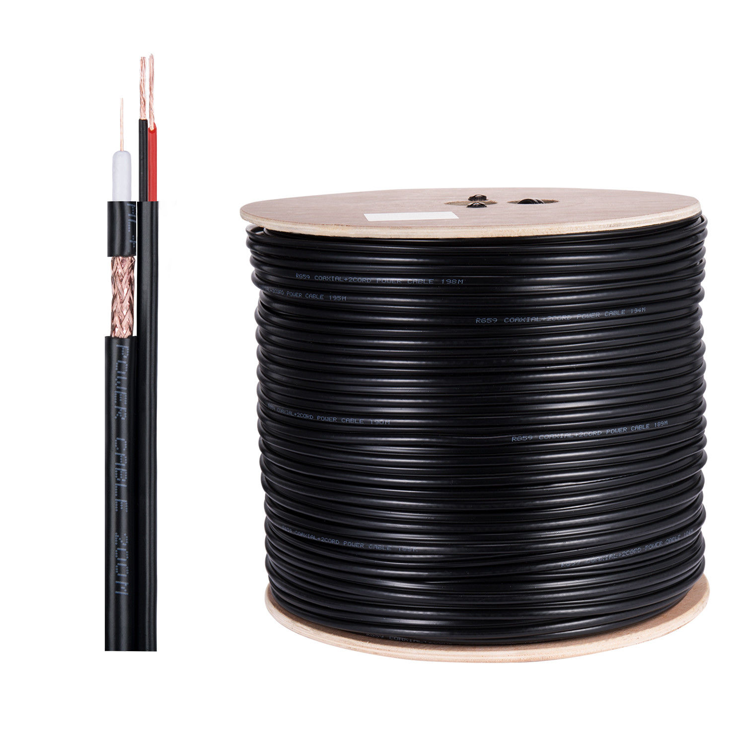 کابل RG59 ترکیبی مدل NG-1 طول 100 متر