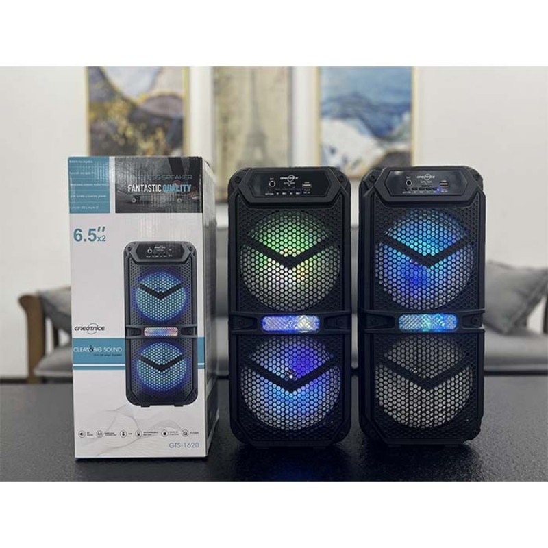 اسپیکر بلوتوثی قابل حمل مدلgts 1620 با قدرت و وضوح صدای بالا 13 اینچی 