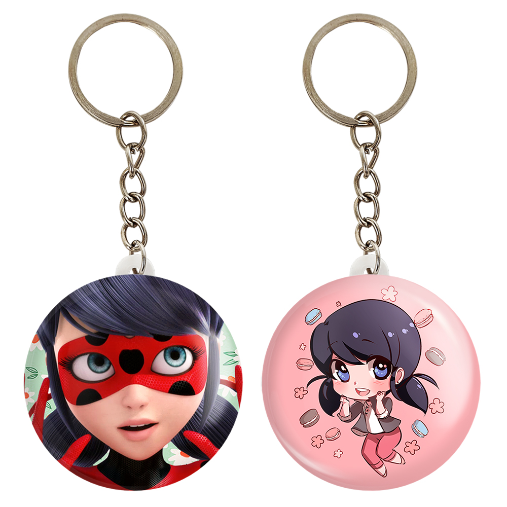 جاکلیدی خندالو مدل دختر کفشدوزکی کد 34643465 مجموعه 2 عددی