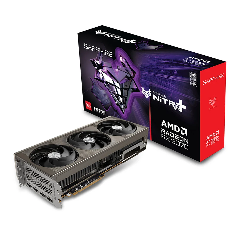 کارت گرافیک سافایر مدل NITRO  AMD RX 9070 GAMING OC 16GB
