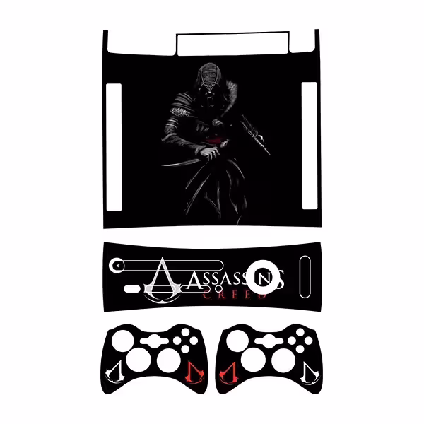 برچسب ایکس باکس 360 آرکید طرح Assassins Creed کد 03 مجموعه 4 عددی