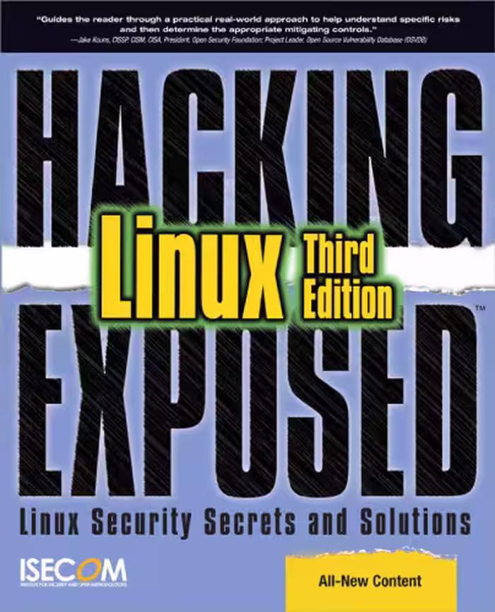 خرید و دانلود نسخه کامل کتاب Hacking Exposed. Linux
