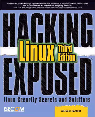 خرید و دانلود نسخه کامل کتاب Hacking Exposed. Linux