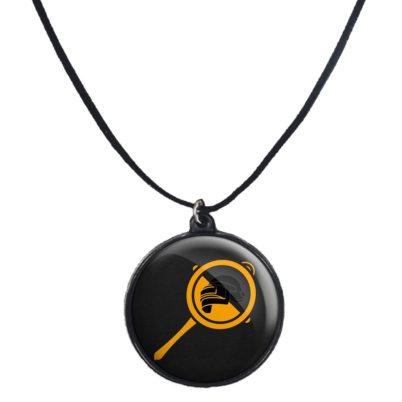 گردنبند پرمانه طرح PUBG کد pmb.28028 مدل دو طرفه