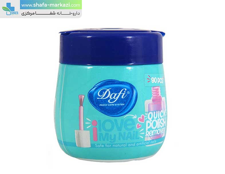 دستمال مرطوب پاک کننده لاک دافی | DAFI quick polish remower
