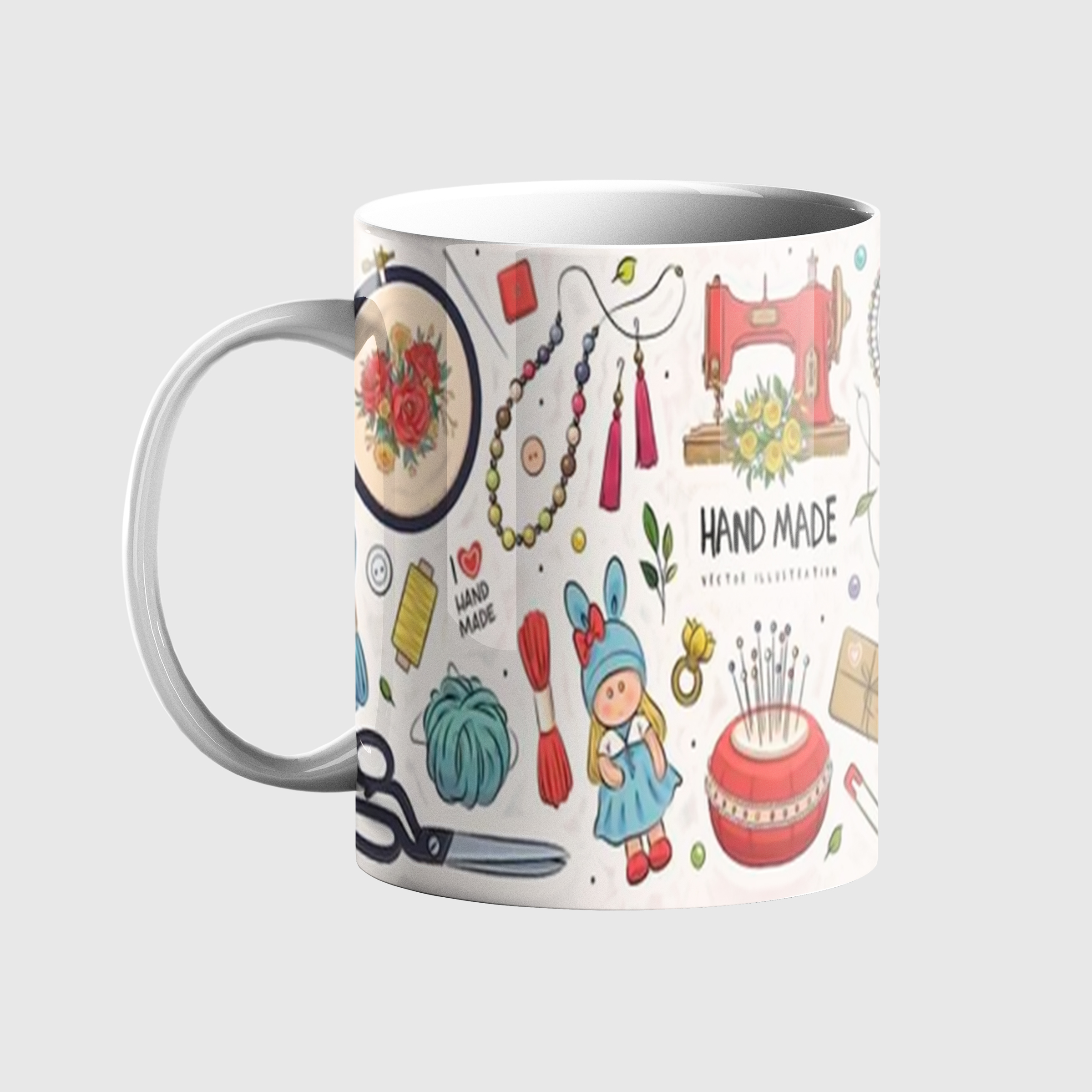 ماگ طرح خیاطی کد 363