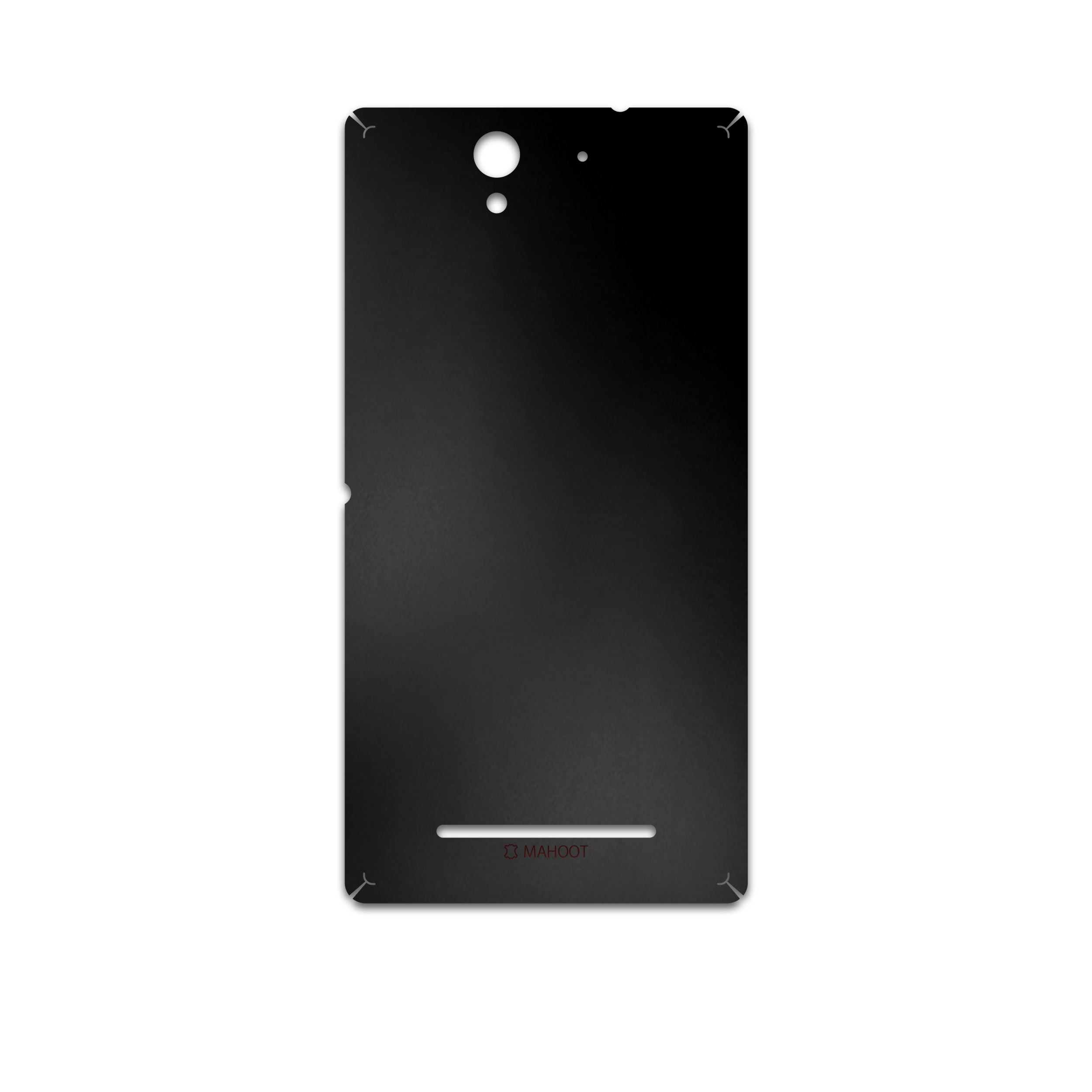 برچسب پوششی ماهوت مدل Black-Matte مناسب برای گوشی موبایل سونی Xperia C3 Dual
