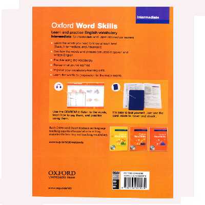 کتاب Oxford word skills Intermediate اثر Ruth Gairns And Stuart Redman انتشارات الوندپویان