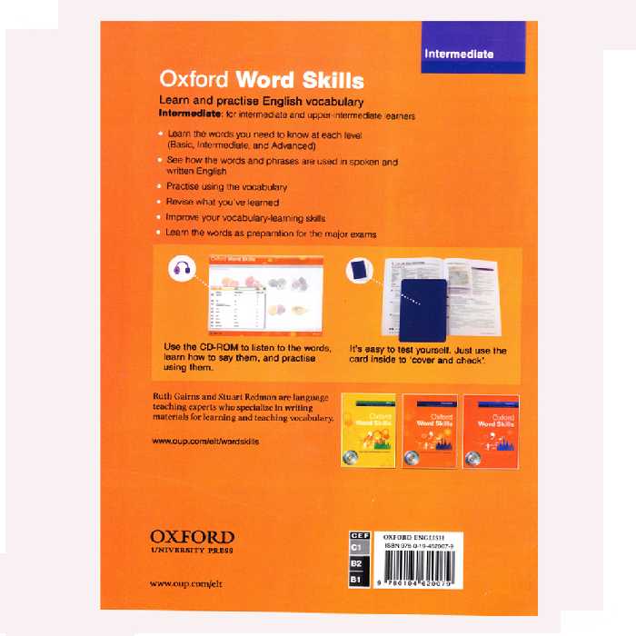 کتاب Oxford word skills Intermediate اثر Ruth Gairns And Stuart Redman انتشارات الوندپویان