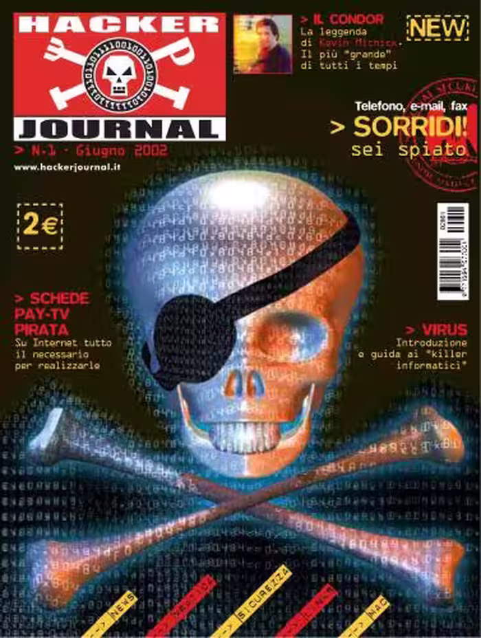 خرید و دانلود نسخه کامل کتاب Hacker Journal - Numeri dal 01 al 32