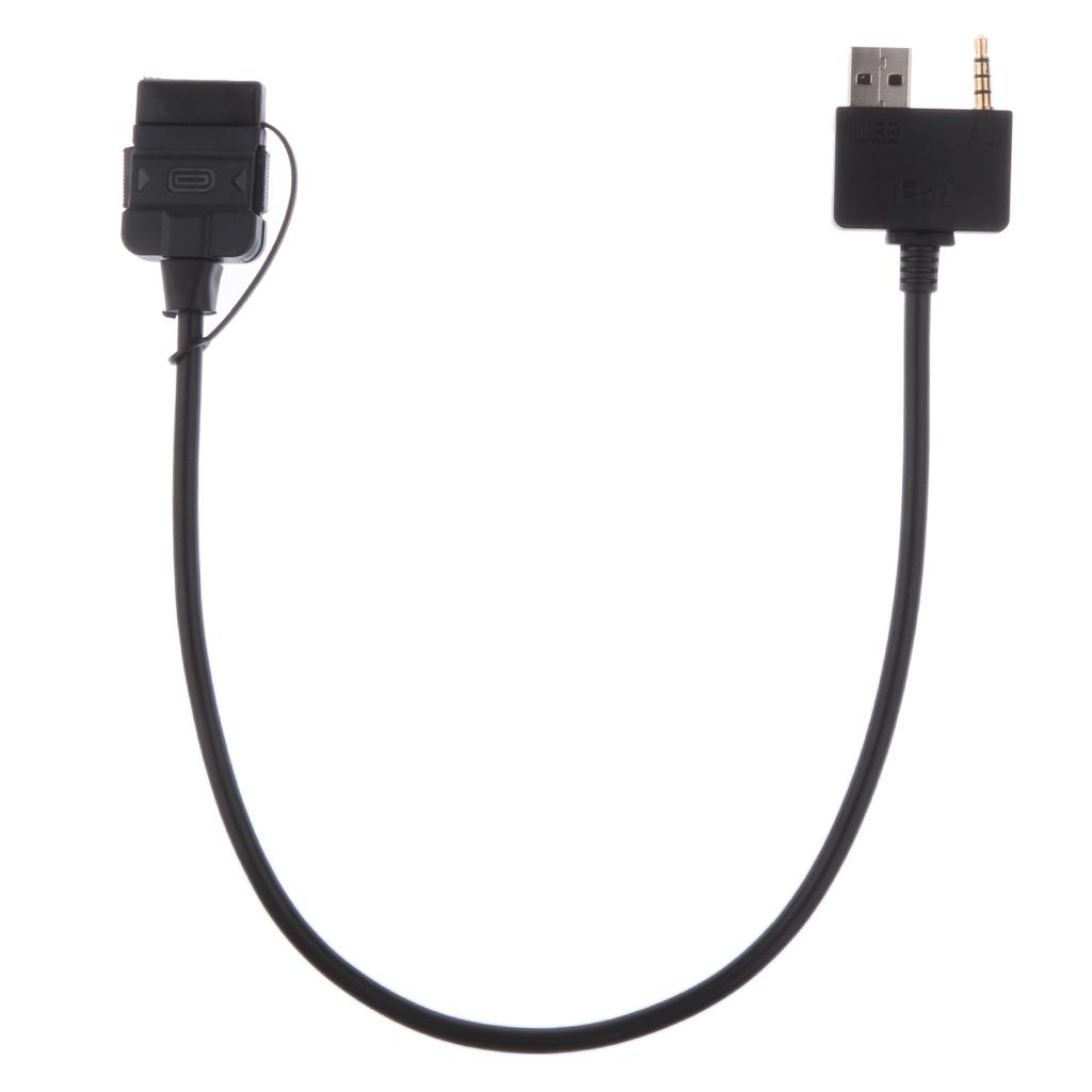 کابل تبدیل 30PIN به AUX/  USB مدل ipod طول 0.5 متر