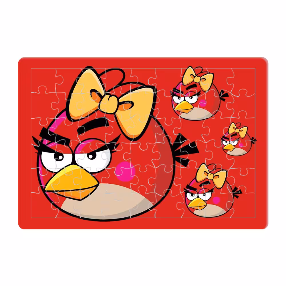 پازل 54 تکه طرح Angry Birds مدل P126