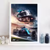 تابلو مدل فرمول یک فرناندو آلونسو Alonso کد LA-F1G1006