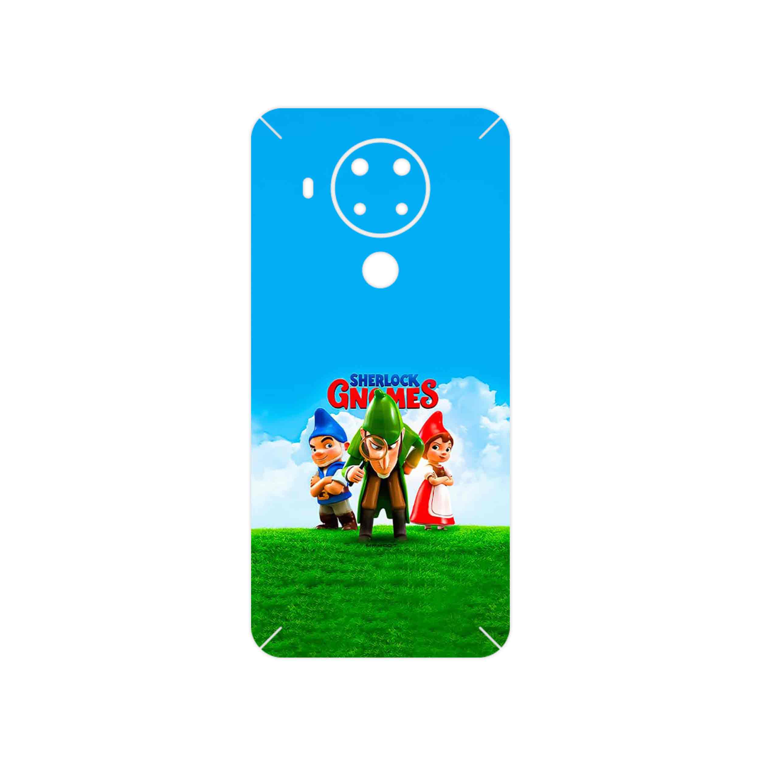 برچسب پوششی ماهوت مدل Sherlock Gnomes مناسب برای گوشی موبایل نوکیا 5.4