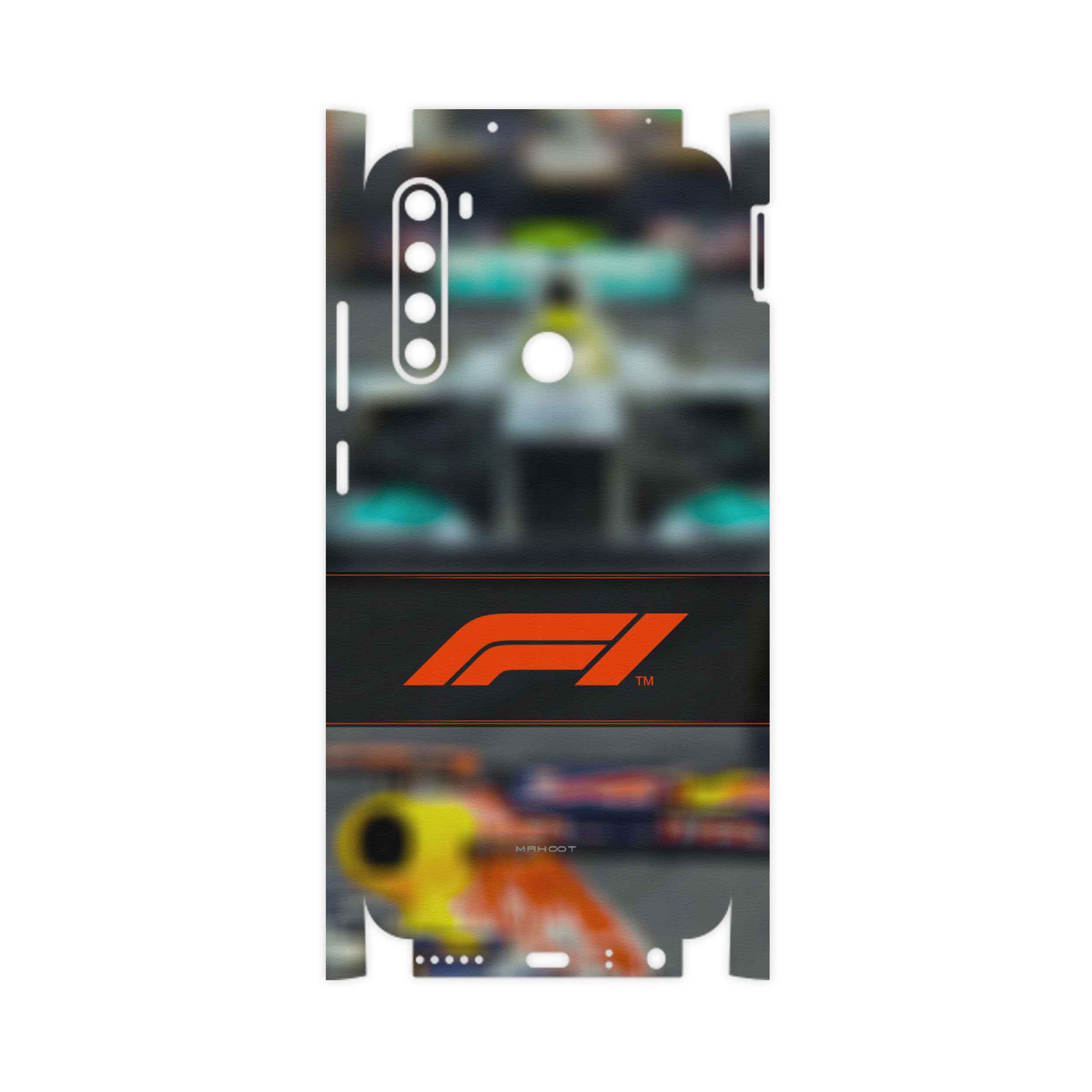 برچسب پوششی ماهوت مدل Formula-One-FullSkin مناسب برای گوشی موبایل شیائومی Redmi Note 8 2021