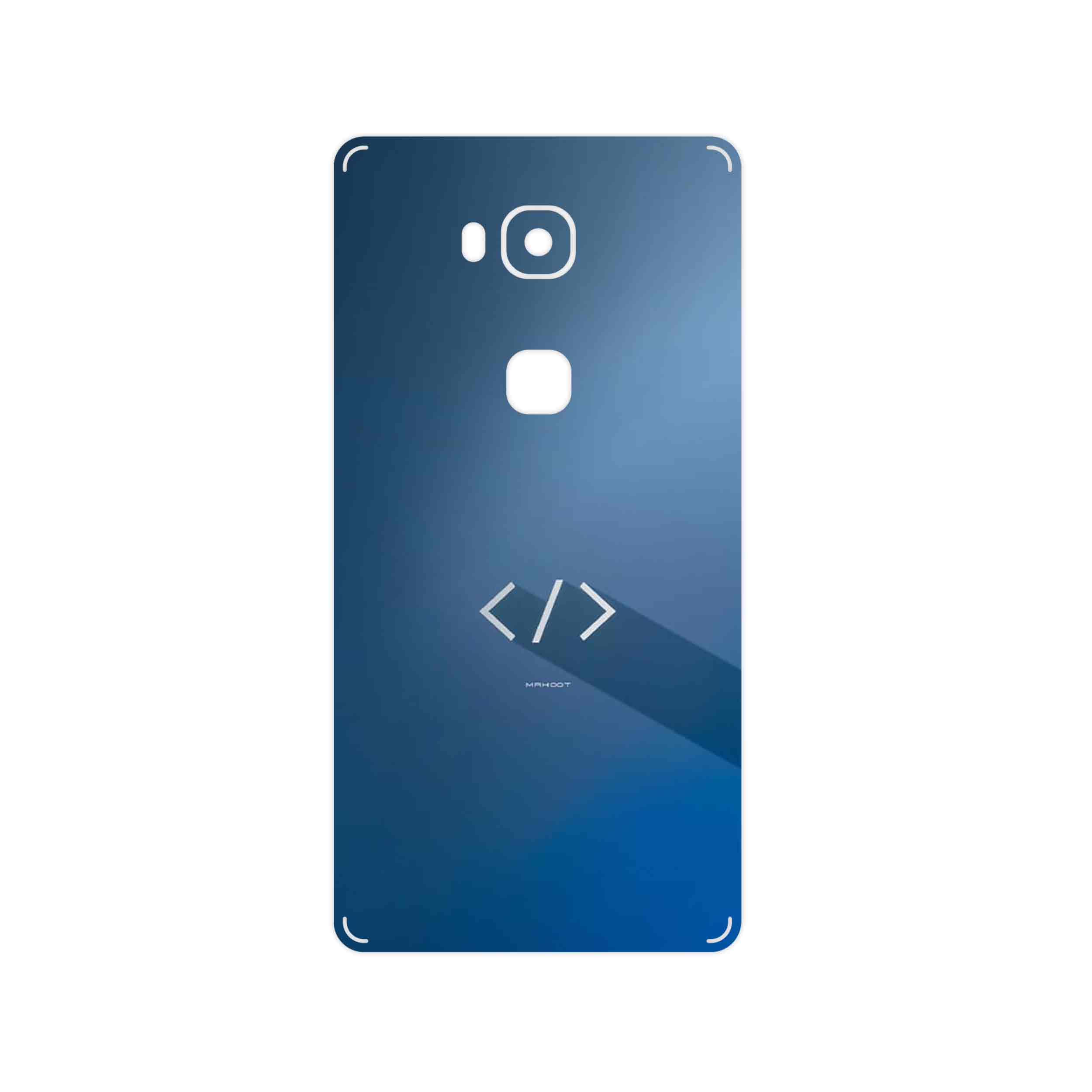 برچسب پوششی ماهوت مدل Minimal Coding icon مناسب برای گوشی موبایل آنر 5X