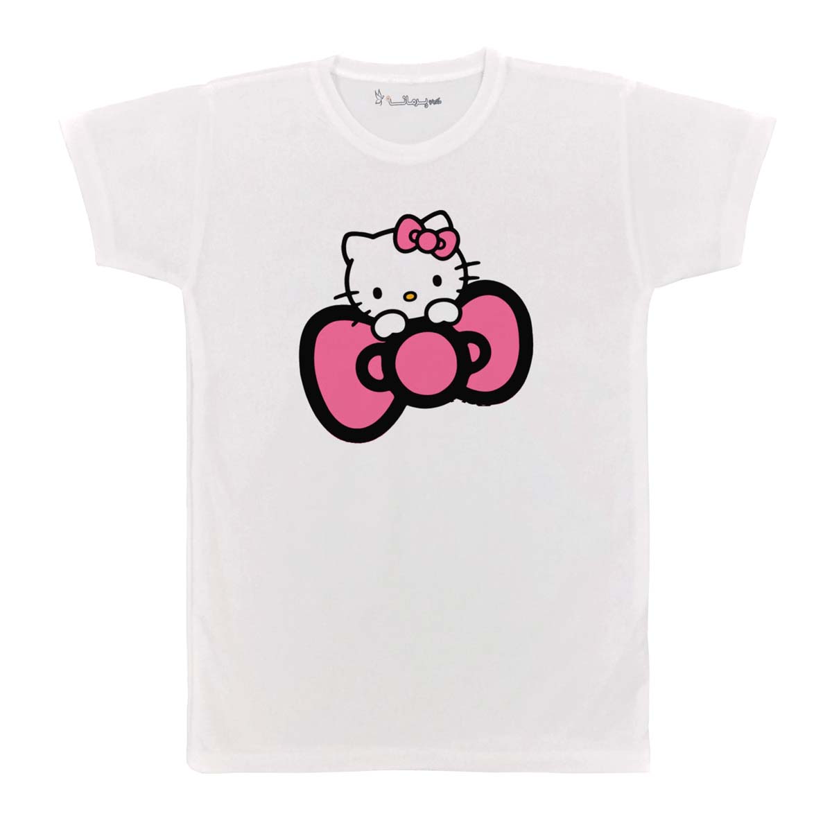 تی شرت بچگانه پرمانه طرح Kitty کد pmt.2408
