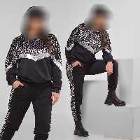 ست بلوز و شلوار پلنگی 