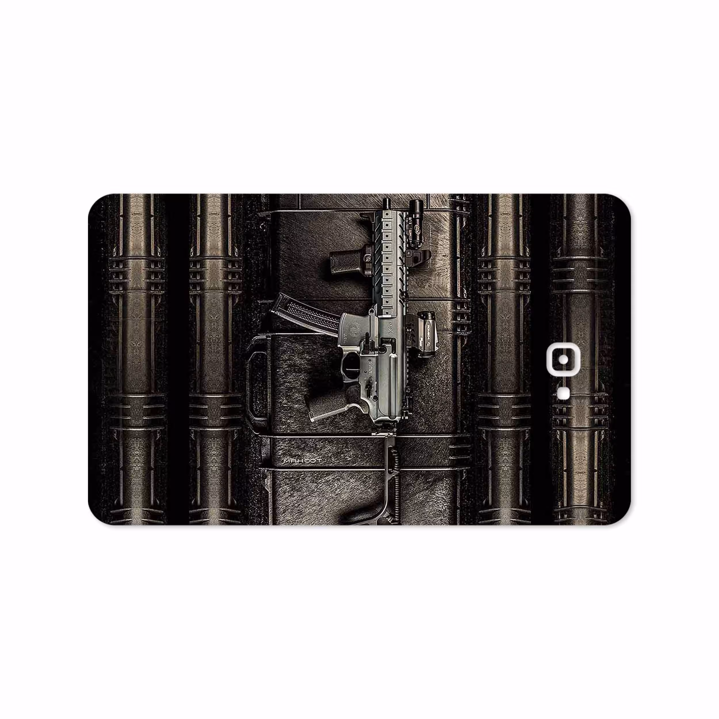 برچسب پوششی ماهوت مدل Gun مناسب برای تبلت سامسونگ Galaxy Tab A 10.1 2016 T585
