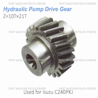 دنده های موتور لیفتراک ایسوزو مدل Isuzu C240PKJ