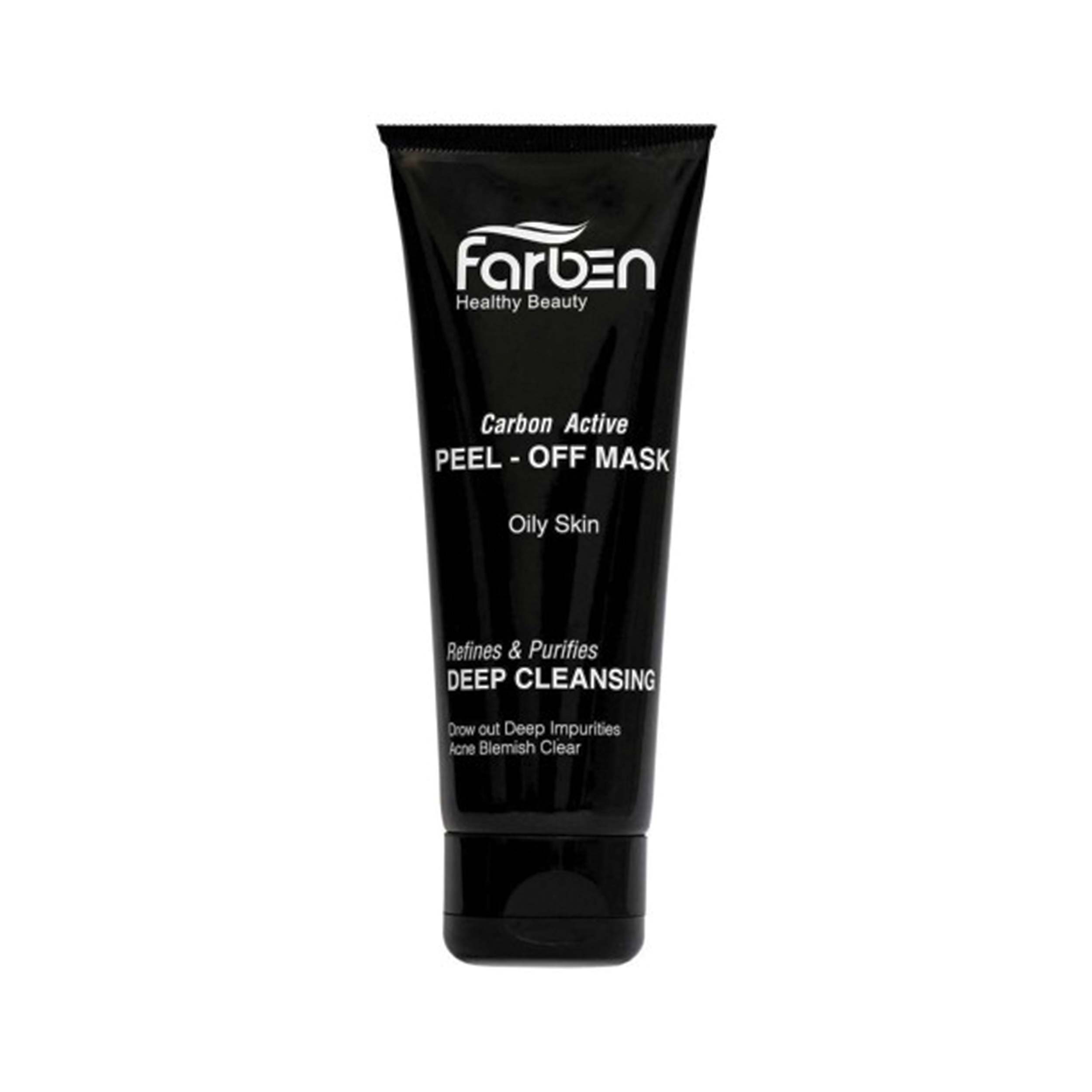 ماسک صورت فاربین مدل carbon active حجم 60 میلی لیتر