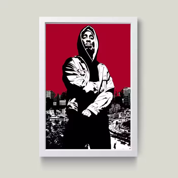 تابلو مدل توپاک 2Pac کد S0630-w