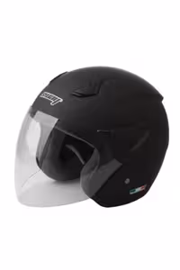 کلاه کاسکت موتورسیکلت مشکی XBYC 700 موتور سیکلت دوچرخه برقی نیمه شیشه ای و ایمنی اسکوتر 2XL اندازه مات سیاه Sway