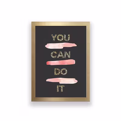 تابلو طرح انگیزشی you can do it 