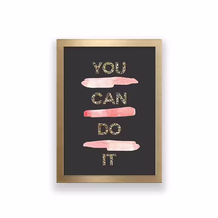 تابلو طرح انگیزشی you can do it 
