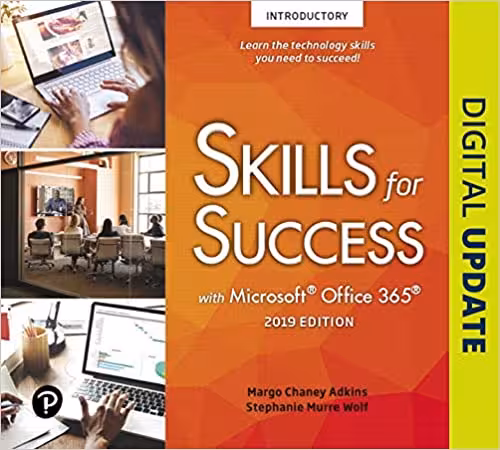 خرید و دانلود نسخه کامل کتاب Skills for Success with Microsoft Office 2019 Introductory [2019] - PDF