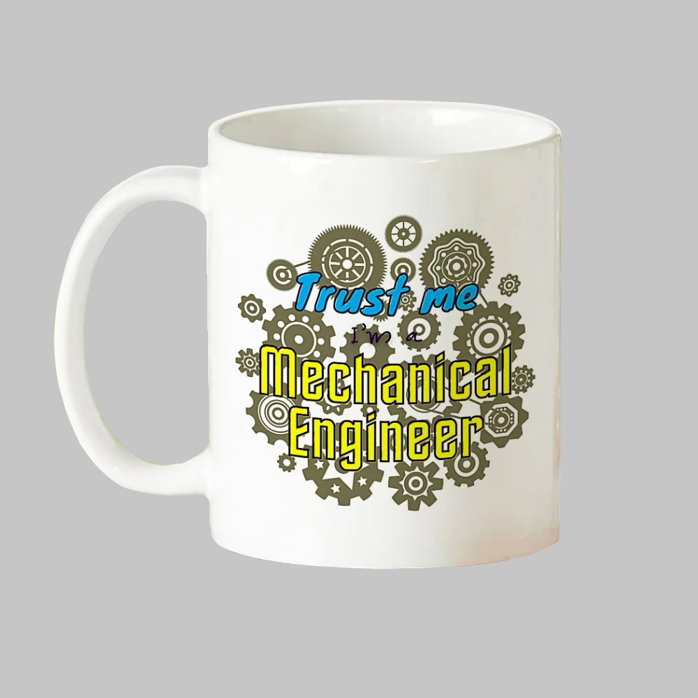 ماگ طرح دانشجو مهندسی مکانیک