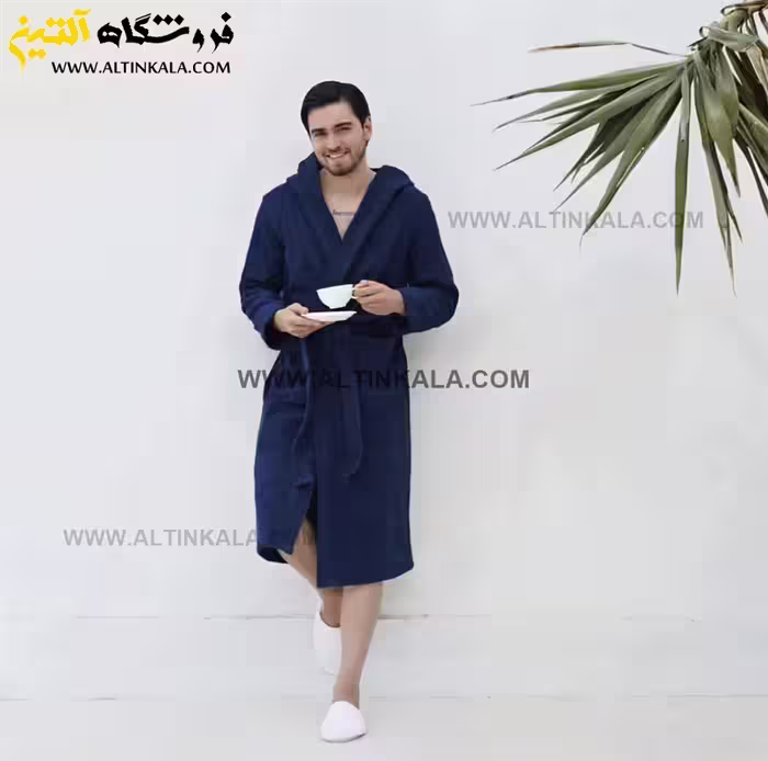 حوله تنپوش بامبو برند رزیتکس سرمه ای سایز 115
