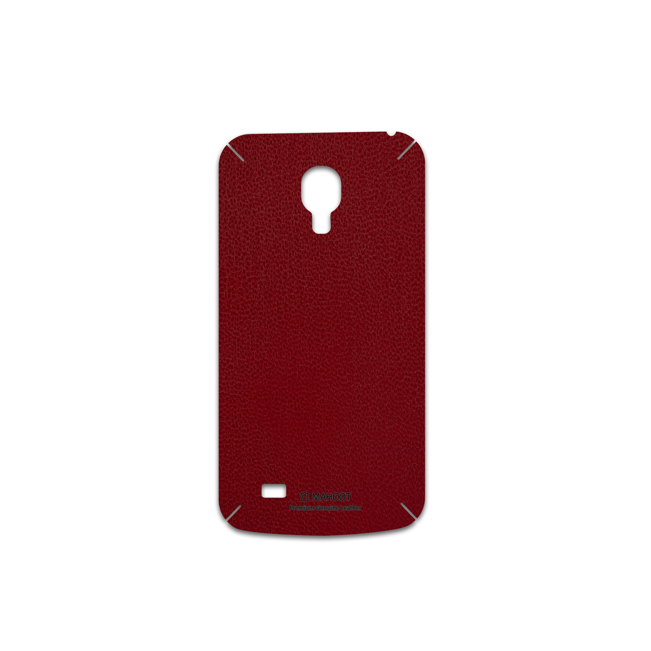 برچسب پوششی ماهوت مدل Red-Leather مناسب برای گوشی موبایل سامسونگ Galaxy S4 mini