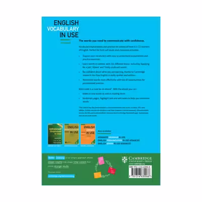 کتاب Vocabulary in Use English 3rd Advanced اثر جمعی از نویسندگان انتشارات کمبریج 