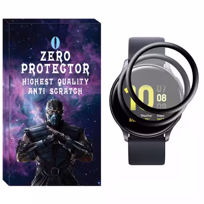 محافظ صفحه نمایش نانو زیرو مدل NZO مناسب برای ساعت هوشمند سامسونگ Galaxy Watch Active 40mm بسته دو عددی