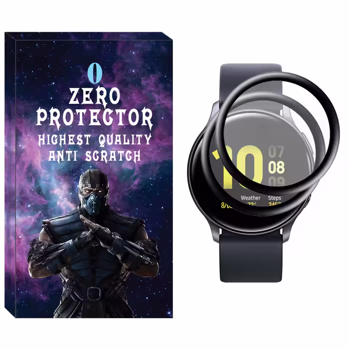 محافظ صفحه نمایش نانو زیرو مدل NZO مناسب برای ساعت هوشمند سامسونگ Galaxy Watch Active 40mm بسته دو عددی
