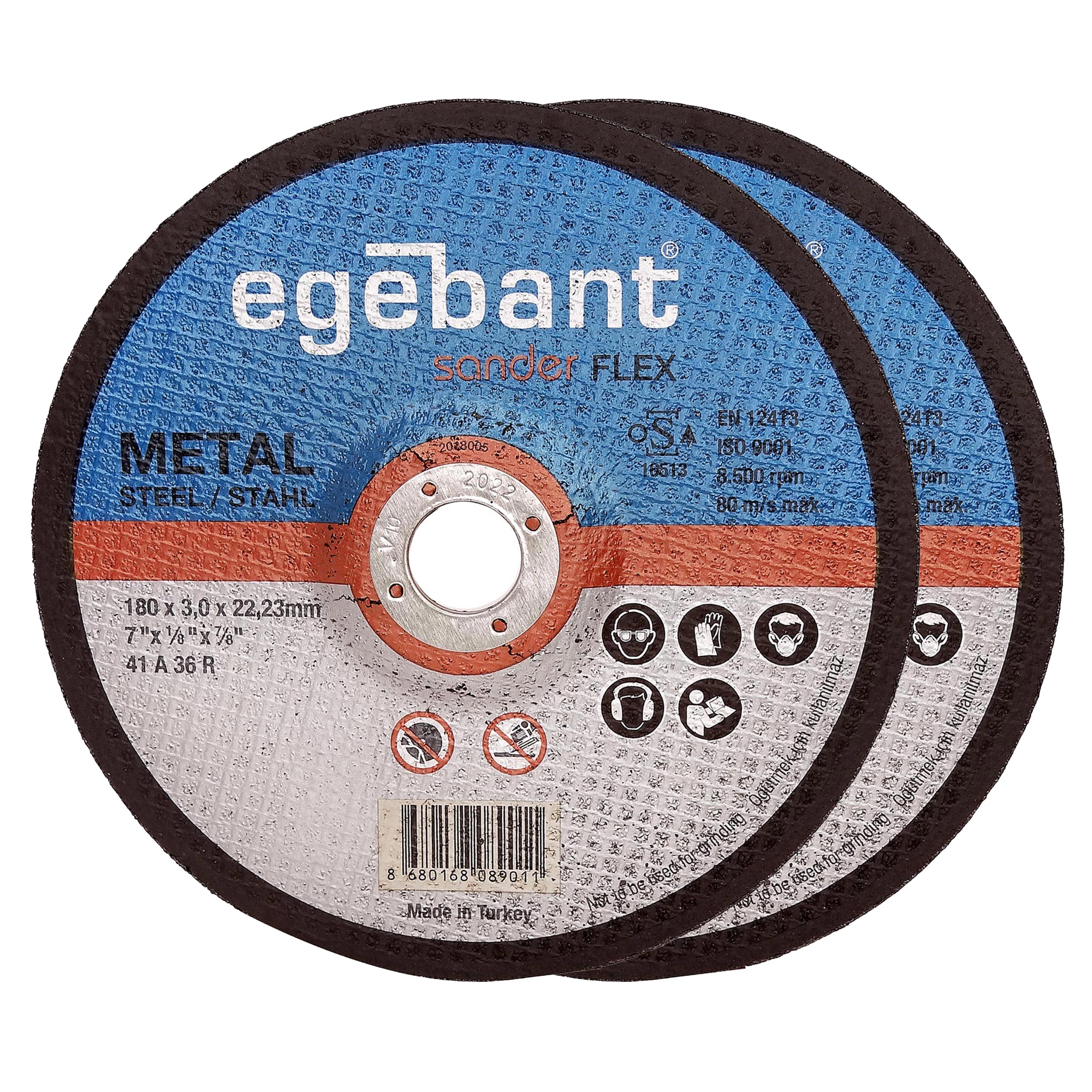  صفحه سایش آهن اگبانت مدل ART-Eg-180x60-2  مجموعه 2 عددی