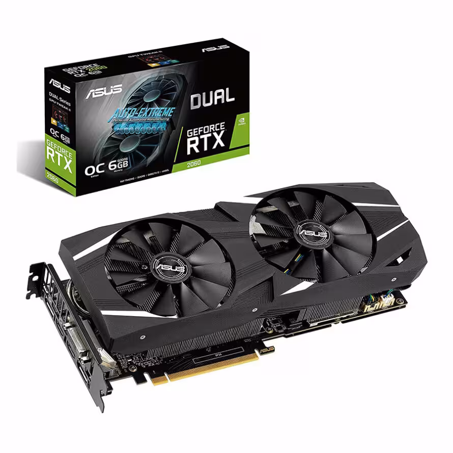 کارت گرافیک ایسوس DUAL RTX2060 O6G