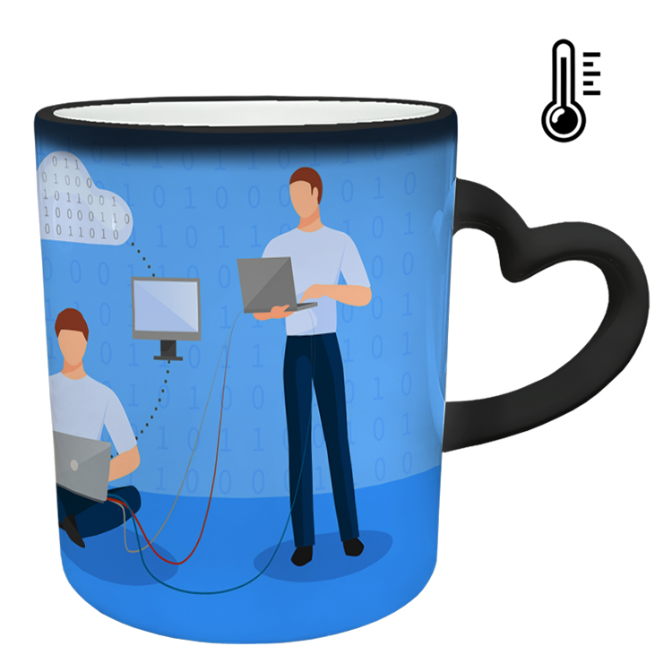 ماگ حرارتی مدل دسته قلبی طرح مهندس کد 64