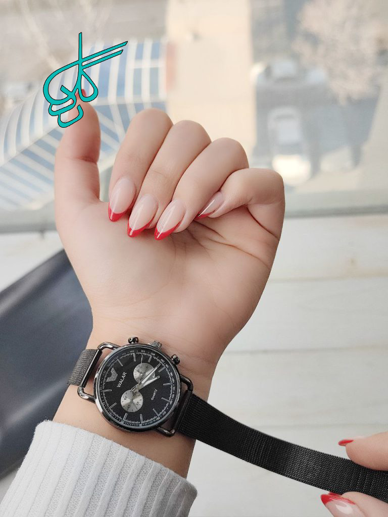 خرید ساعت زنانه جدید حصیری برند والار صفحه گرد رنگ ثابت با کیفیت دارای رنگبندی کد 1922015 - ردگل