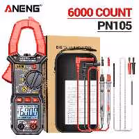 آمپر متر کلمپی مولتی متر با دستیار صوتی ANENG مدل PN105 (آمپر سنج A/C &amp; DC) | آریا سیتی
