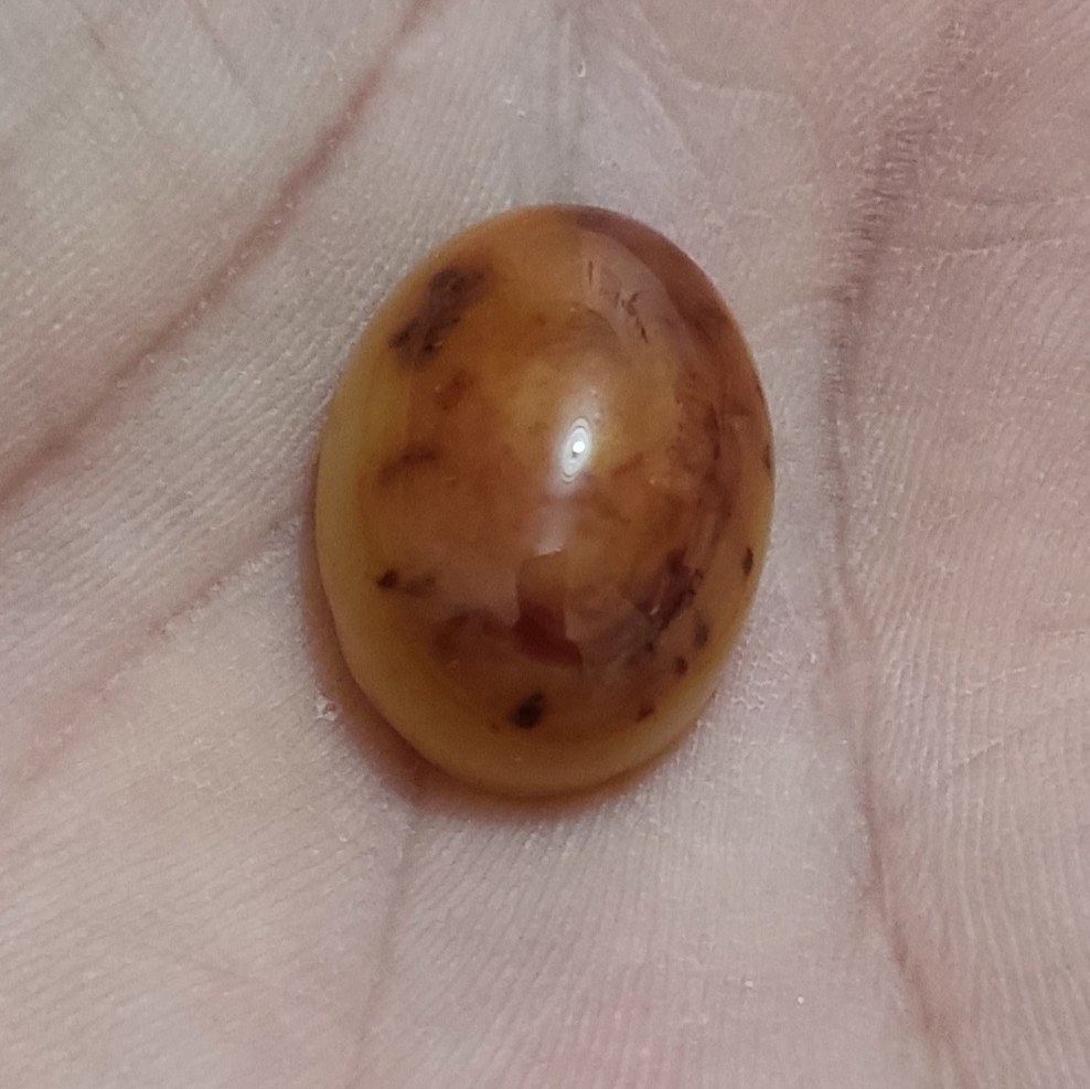 سنگ عقیق سلیمانی تک خال 