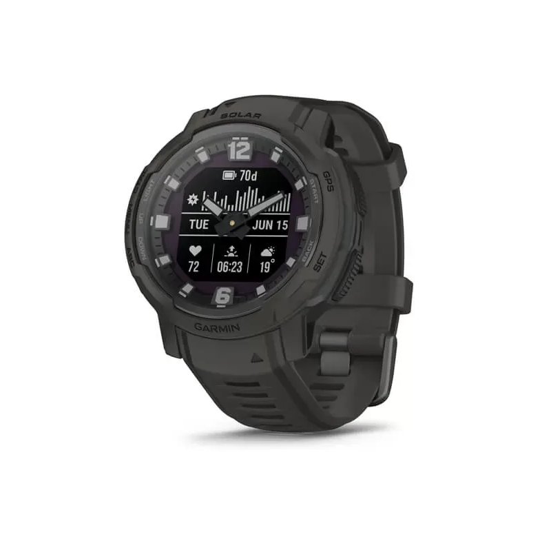 ساعت هوشمند گارمین Garmin instinct crossover solar Graphite