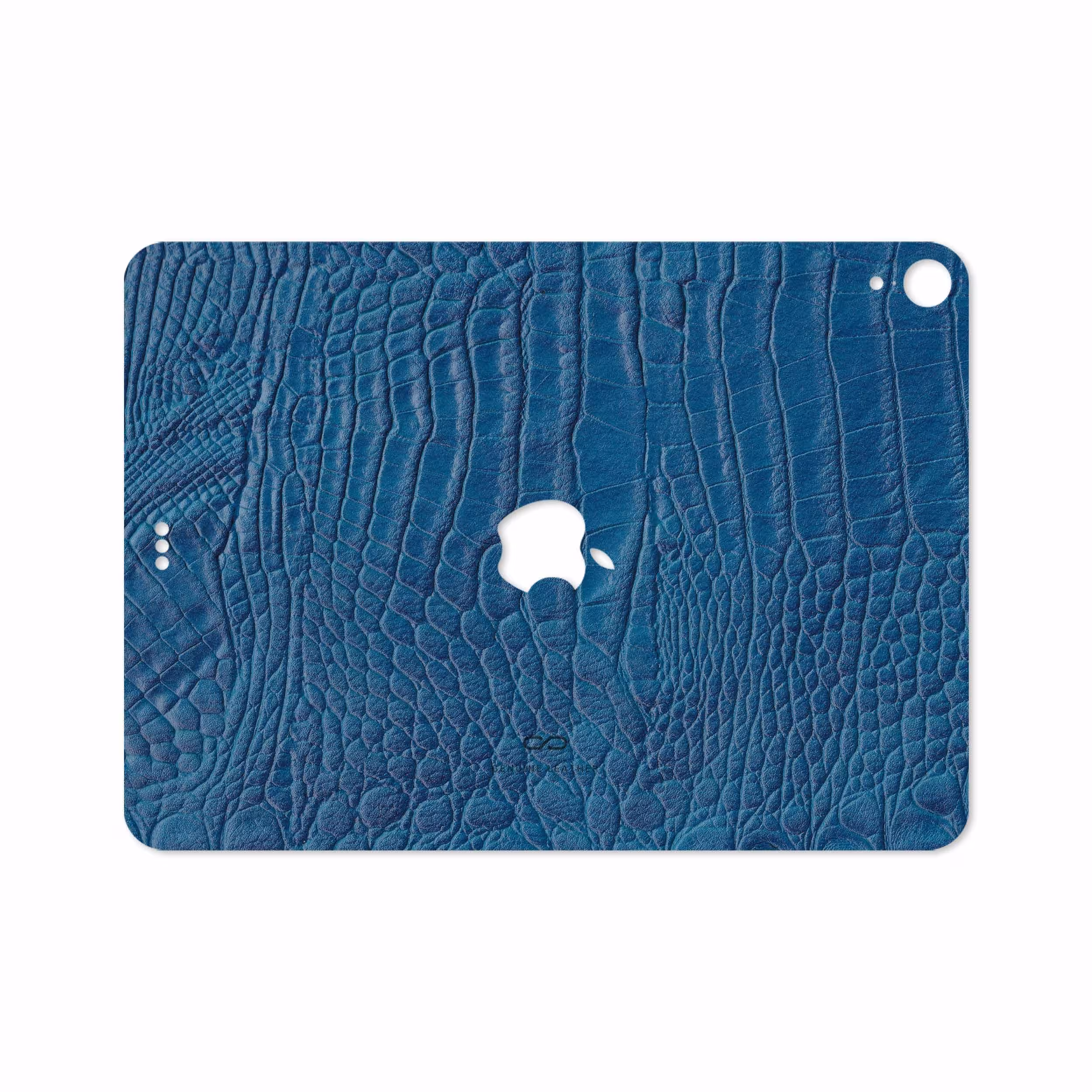 برچسب پوششی ماهوت مدل Blue-Crocodile-Leather مناسب برای تبلت اپل iPad Pro 11 2018 A1980