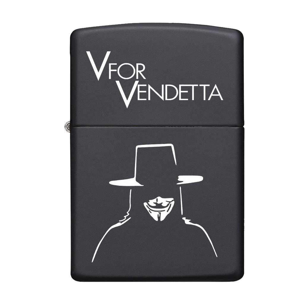 فندک کاواک پلاس طرح V For Vendeta کد 01