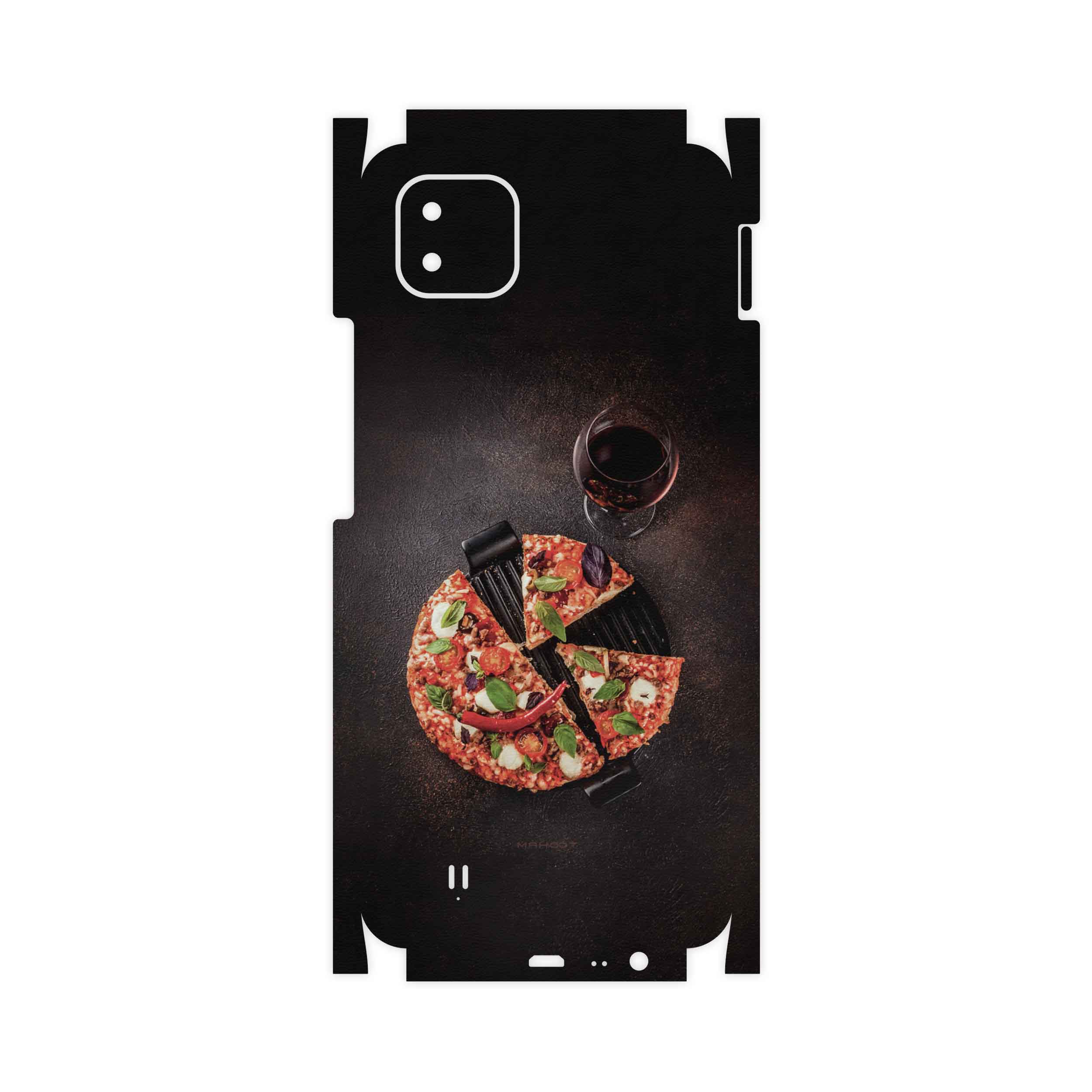 برچسب پوششی ماهوت مدل Pizza-FullSkin مناسب برای گوشی موبایل ریلمی C11 2021