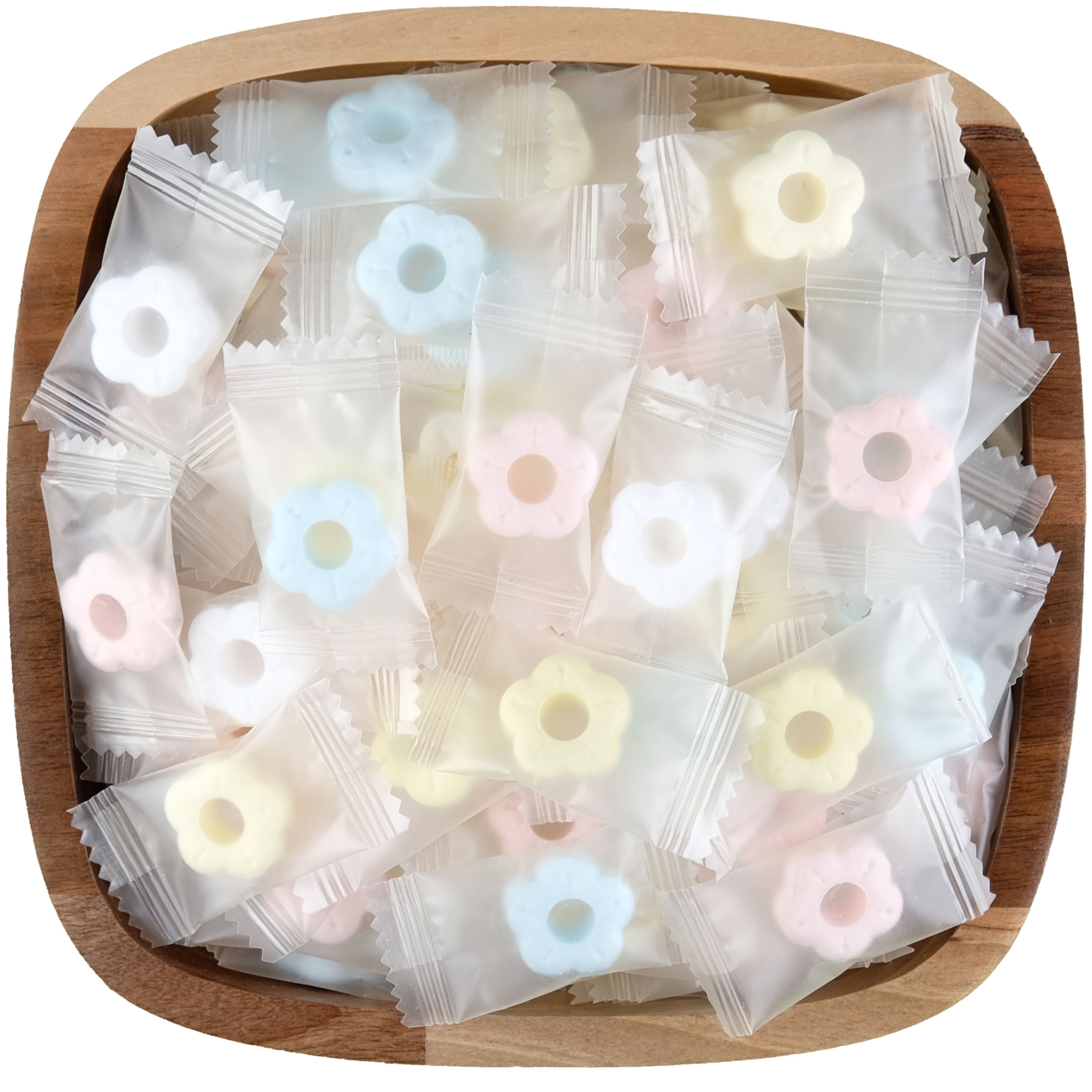 آبنبات ژاپنی طرح گل با طعم های خنک 400گرمی