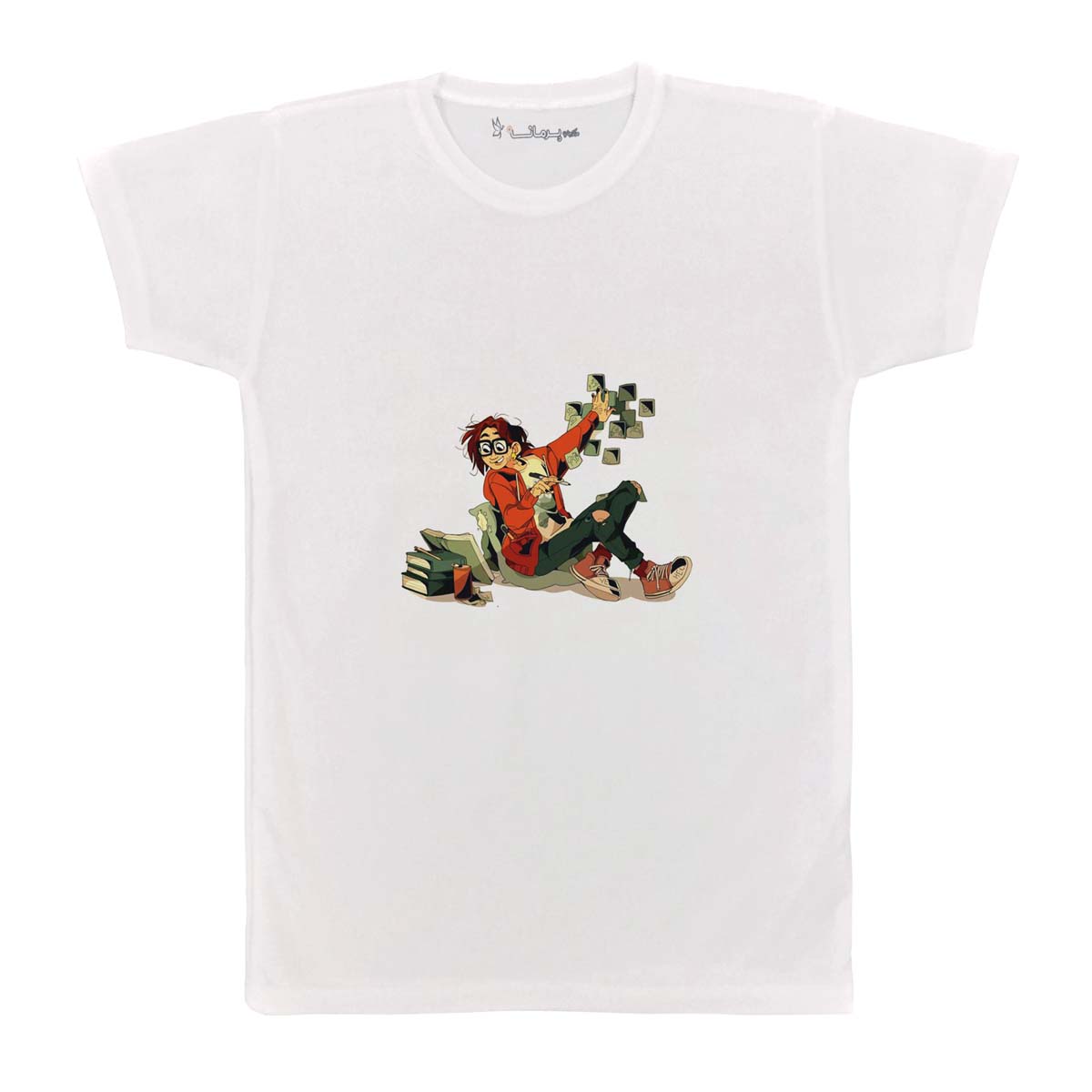تی شرت بچگانه پرمانه طرح میچل ها کد pmt.1952